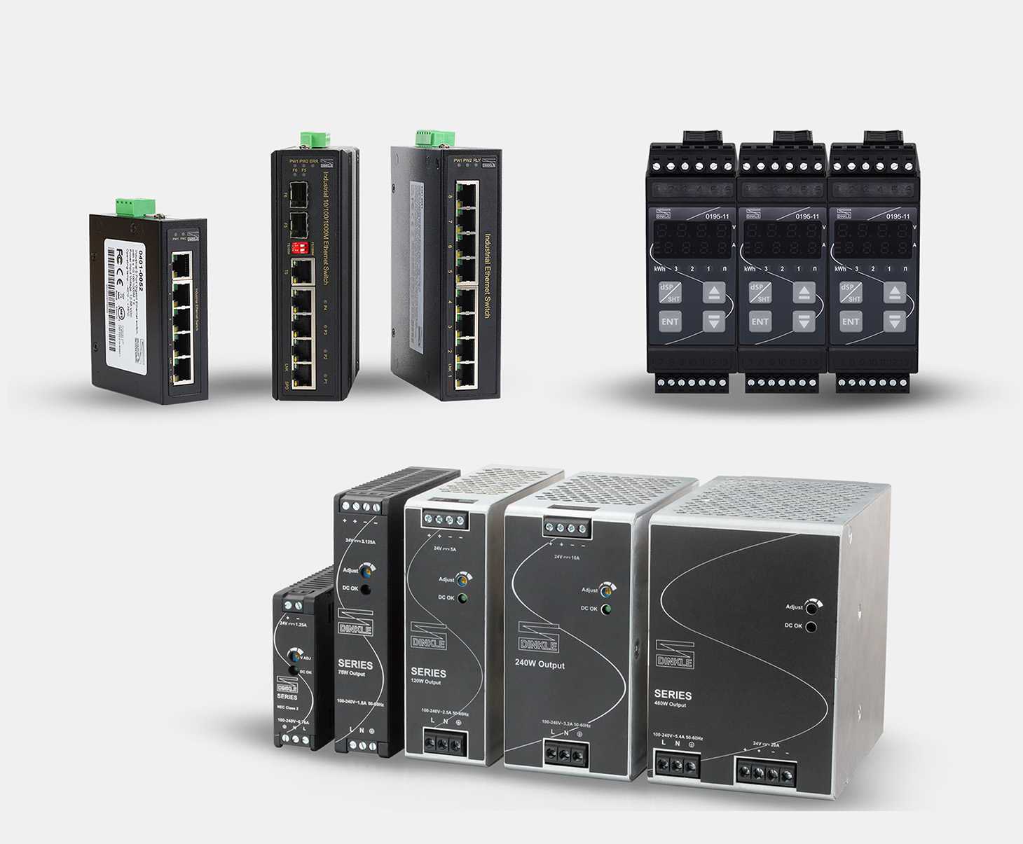 Electronic Device – Smart Meters, Power Supplies, Ethernet Switch